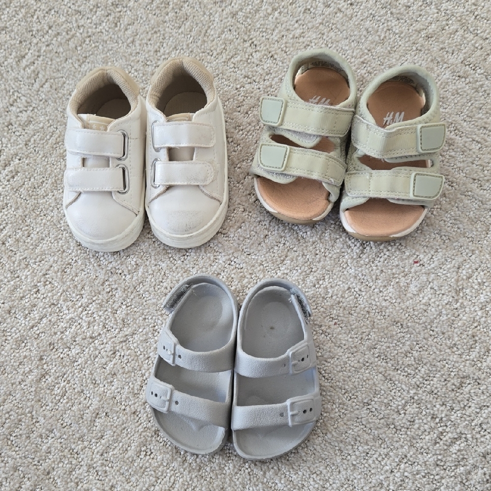 H&M Kids Sandals and Sneakers - Cream, Tan, Gray